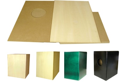 Key's Cajon 手作りカホンシースルーピンク