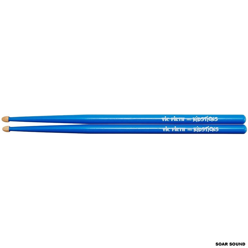 VIC FIRTH ���å��� �ɥ�ॹ�ƥ��å� �֥롼 2���� 1�ڥ� American Classic "KIDS" Drum Stick VIC-KIDS �Ҷ��� �Ҥɤ��� ���ƥ��å� ���� �Х� �Ŀ�