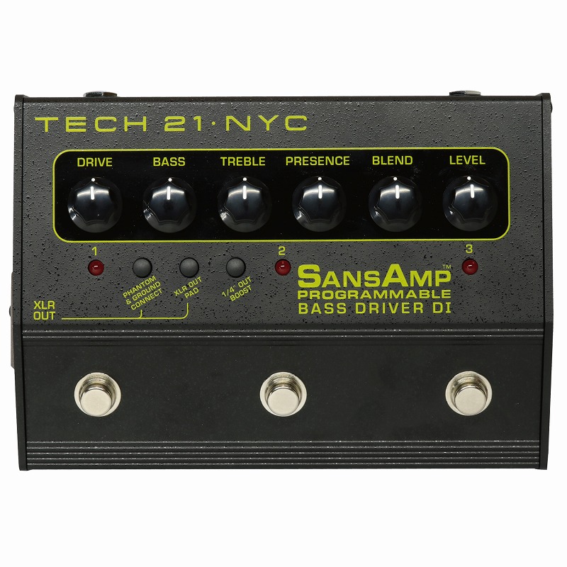 TECH21 �١����� Sans Amp DI PROGRAMMABLE BASS DRIVER PBDR �١����ɥ饤�С�