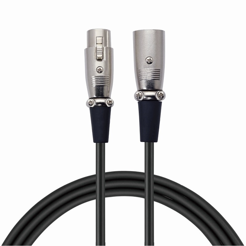 TECH マイクコード 1.5m XLRオス - XLRメス 1.5mケーブル TMCC-1.5/BLK