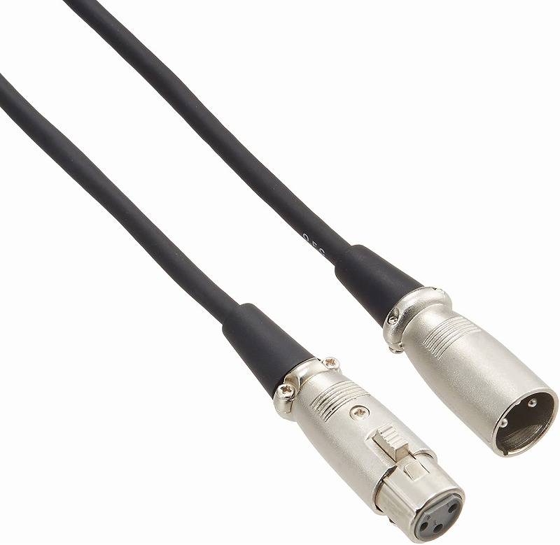 TECH マイクコード 7m XLR オス - XLR メス TMCC-7/BLK マイクケーブル