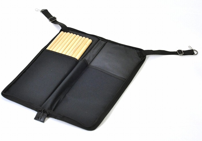 ドラムスティックバッグ 無地 ブラック ドラムスティックケース DSB