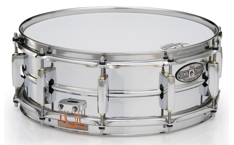 PEARL Custom Alloy Sensitone14x5.5スネアドラム 楽器レンタル東京｜スネア Pearl SensiTone Custom Alloy Steel