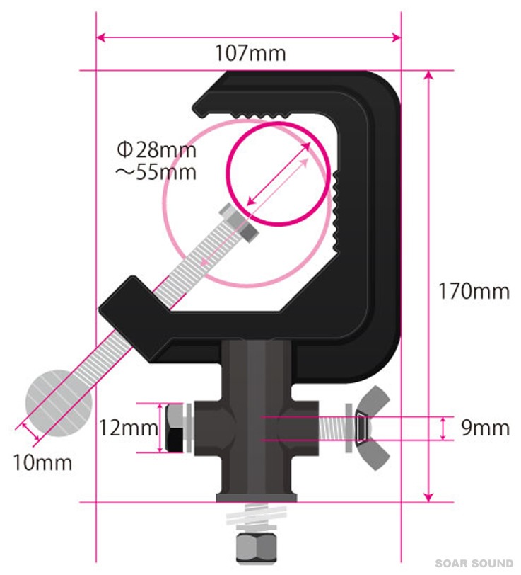 K・エコライト（クランプタイプ）EC0-027-002チラツキなし目に優しい照明 K・エコライト（クランプタイプ）EC0-027-002チラツキなし目に