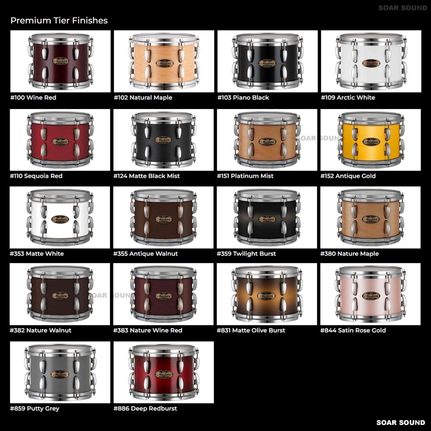Pearl パール Masters Maple PURE マスターズメイプルピュア ドラム