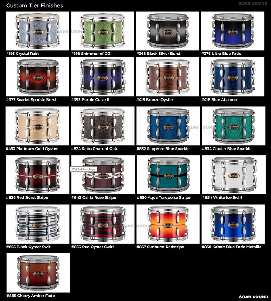 Pearl パール Masters Maple マスターズメイプル ドラムセット MM6 
