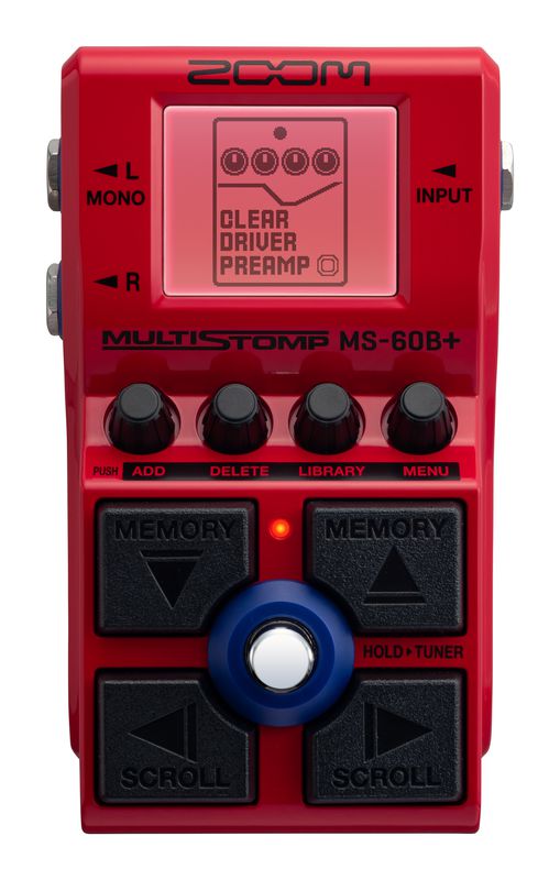 Zoom MS-60B ベース用マルチエフェクター 美品 ZOOM ズーム MS-60B+ MultiStomp ベース用 マルチエフェクター
