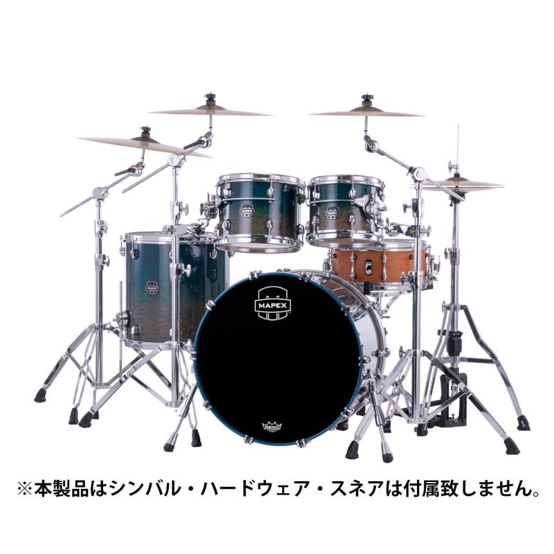 MAPEX SATURN EVOLUTION DRUM SET EXOTIC AEGEAN FADE SE529XBOE メイ