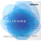 D'Addario �����ꥪ �������� HELICORE �إꥳ�� ���å� Medium Tension H510 1/4M