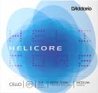 D'Addario �����ꥪ �������� HELICORE �إꥳ�� ���å� Medium Tension H510 3/4M