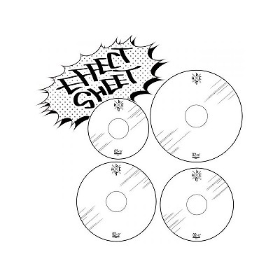 Nice Company �ʥ�������ѥˡ� DRUMMERS TOP TEAM DRUM EFFECT SHEET Tom set �����ȥ��ॻ�å� 03 (10,12,13,16�����) 0.3mm DTT040401