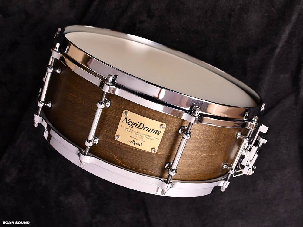 ������  Negi Drums �ͥ��ɥ�� 14" x5.5 " �ᥤ�ץ륷���� 8mm�� �֥饦��ᥤ�ץ륫�顼 MU1450D-S2DB ���ͥ� ���ͥ��ɥ��