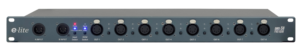e-lite �����饤�� DMX S8 PRO RDM RDM�б���DMX���ץ�å��� �������ڥå�