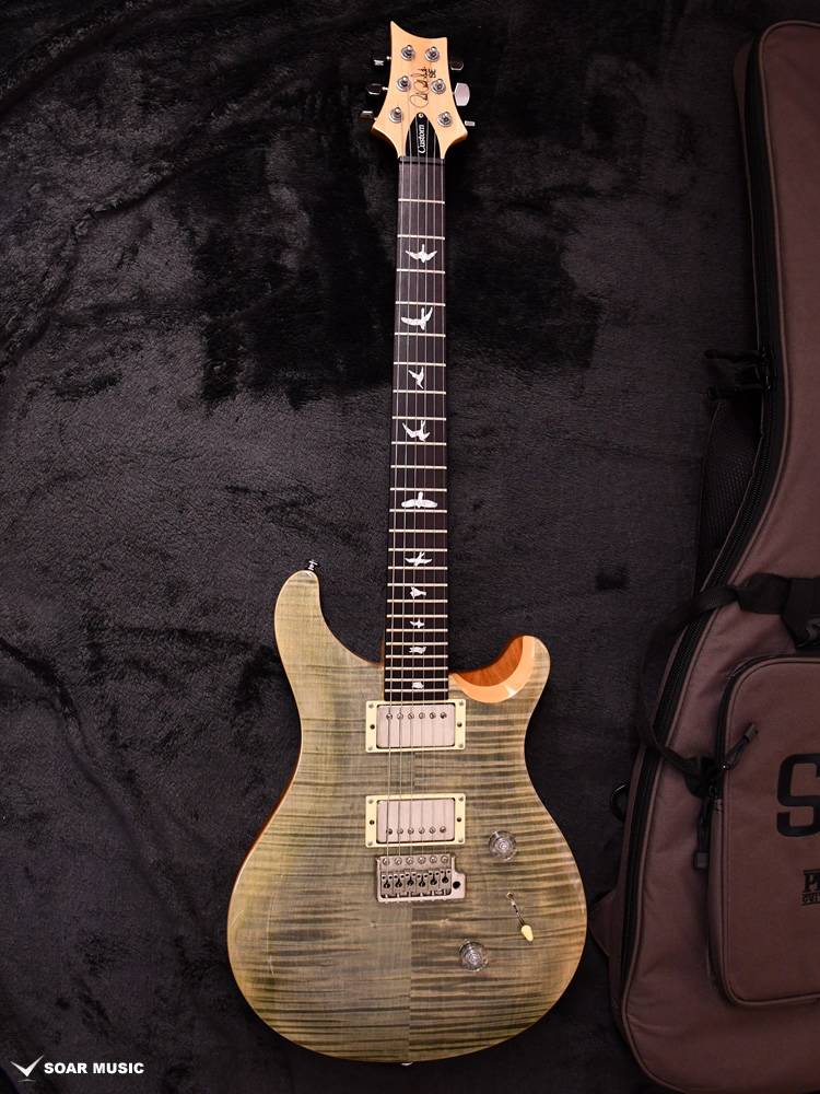 šۥ⥢󥫥 PU Paul Reed Smith SE Custom 24 Trampas Green PRS 쥭 ݡ꡼ɥߥ