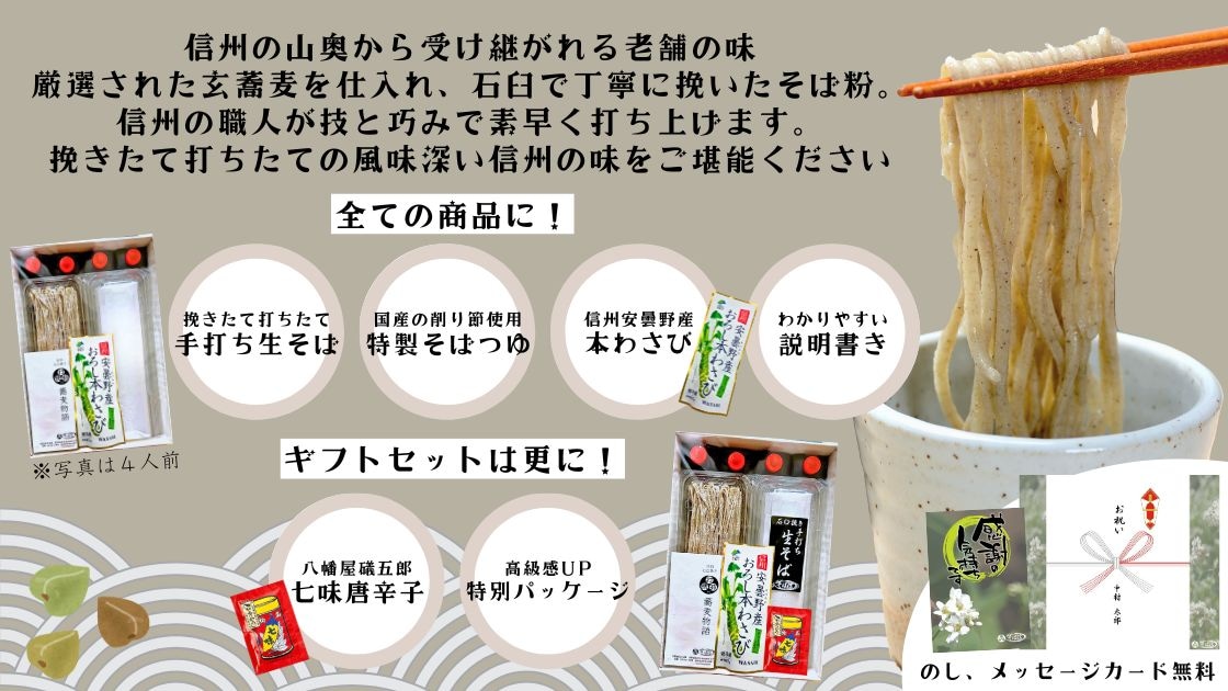 石臼挽き手打ち生そば 6人前〈冷凍便〉 | 手打そば そば信