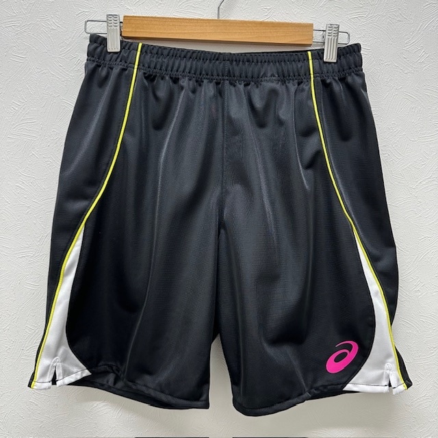 アシックス (asics) ソブエオリジナル ハンドボール ハーフパンツ ゲームパンツ ブラック×ホワイト トレーニングウェア 半ズボン HFPB02-BLKWHT