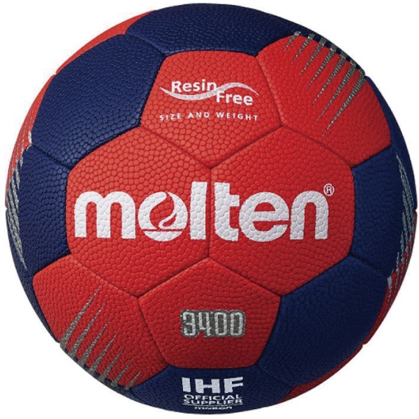 モルテン Molten ハンドボール 屋外用 グラウンド用 ハンドボール 0号球 レッド×ネイビー H0F3400RN