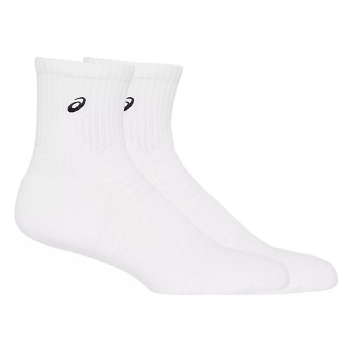 アシックス (asics) ハンドボール 靴下ソックス18 はき口～かかとまでの長さ18cm (24ss) ホワイト×ブラック 23-29cm対応 3033B871-100