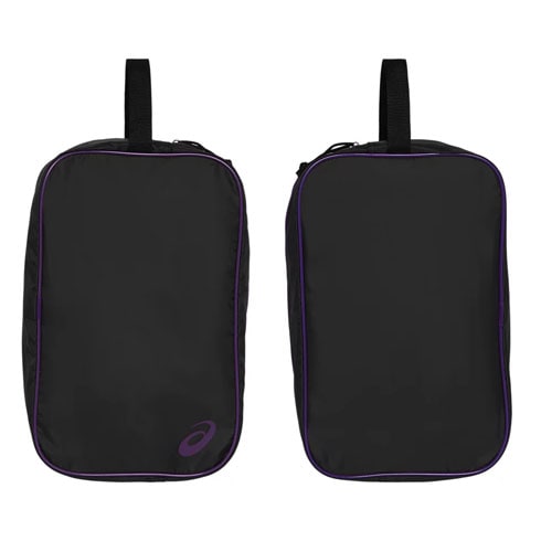 アシックス (asics) ハンドボール シューズケースL (24ss) ブラック×Fパープル ハイカットシューズ対応 3033B961-003