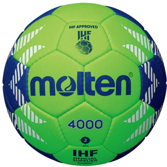 molten モルテン ハンドボール 試合球 2号球 H2A4000-GB 高校 女子 公式試合球 IHF JHA検定球 手縫い 24SS
