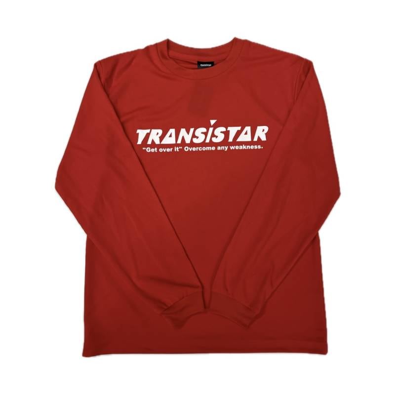 トランジスタ (TRANSISTAR) ハンドボール プラシャツ LSシャツ 長袖Tシャツ レッド ロングスリーブ HB00TS02-RED
