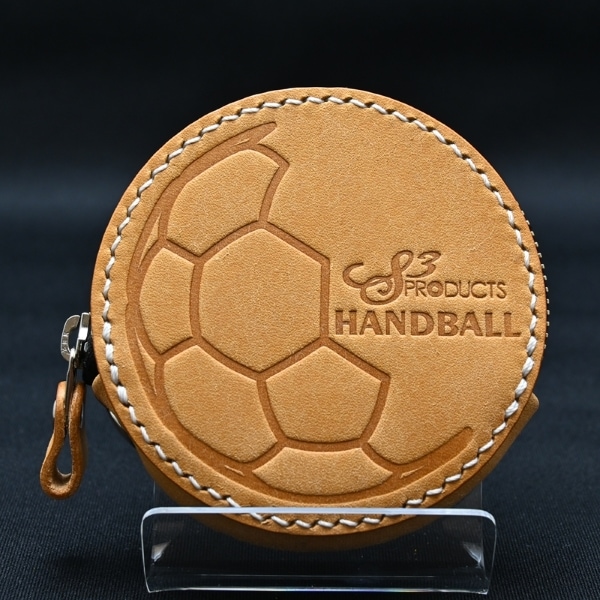 ソブエオリジナルハンドボールコインケース 手作りコインケース SKL-101HBN-NTL ナチュラル