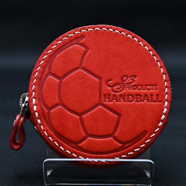 ソブエオリジナルハンドボールコインケース 手作りコインケース SKL-101HBN-RED レッド