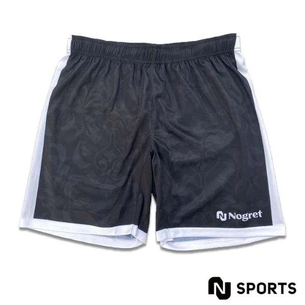 ノグレット (Nogret) トレーニングウエア Damask ゲームパンツ ハーフパンツ 短パン ブラック NOG23AW-P1-BLK
