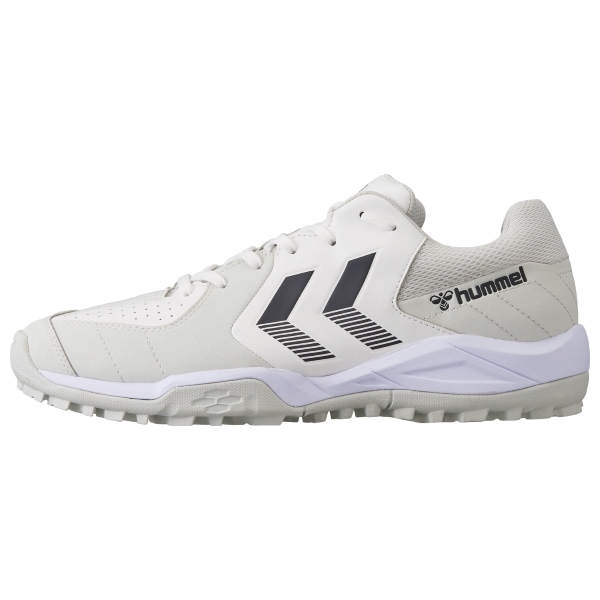 hummel ヒュンメル ハンドボールシューズ グランドシュータ―7 HAS6020-1092 ホワイト×グレー アウトシューズ 外用 屋外用