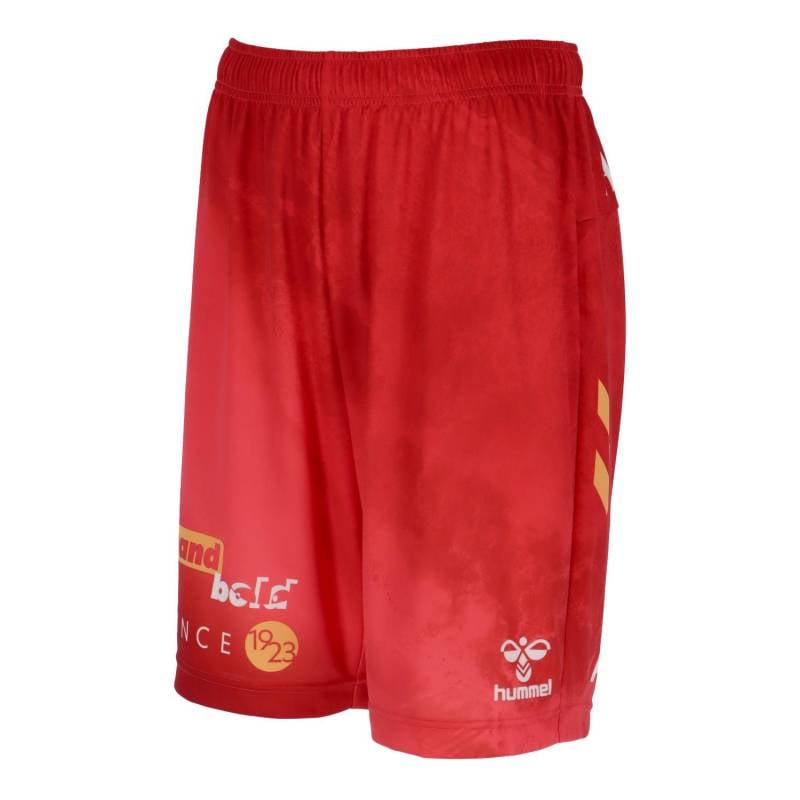 ヒュンメル (hummel) ハンドボールウエア EURO プラクティスパンツ プラパン ハーフパンツ メンズ (25ss) トマト レッド S-XO HAP2138P-211