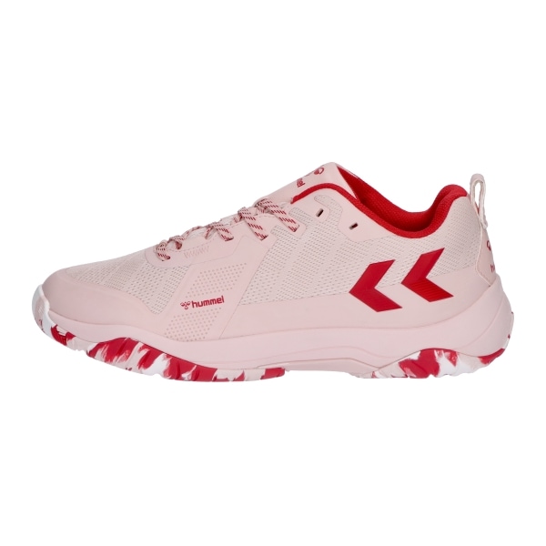 ヒュンメル (hummel) ハンドボールシューズ KOMET POWER 3.0 コメットパワー3.0 ピンク×レッド トップモデル HAS8043-2520