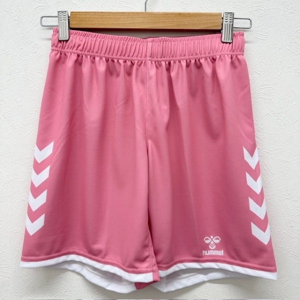 【TEDAMA限定カラー】ヒュンメル (hummel) ハンドボールウエア ソブエオリジナル昇華パンツ ハーフパンツ 短パン ピンク×ホワイト HUM-P-PINKWHT