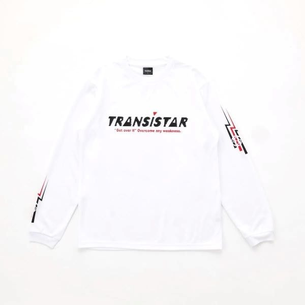 トランジスタ (TRANSISTAR) ハンドボール プラシャツ LSシャツ 長袖Tシャツ ロンT  HB25TS13-WHT ホワイト SPEED 25FW