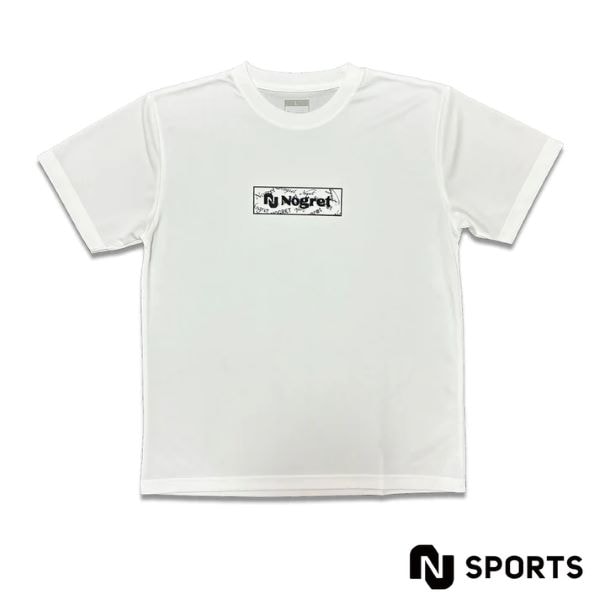 ノグレット (Nogret) ハンドボールウエア トレーニングウエア Tシャツ プラクティスシャツ NOG-Boom2nd-WHTBLK ホワイトブラック