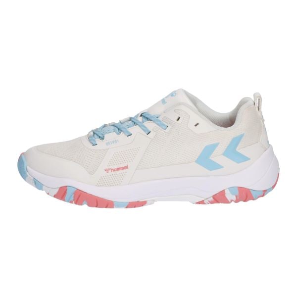 ヒュンメル (hummel) ハンドボールシューズ KOMET POWER 3.0 コメットパワー3.0 ホワイト×ライトブルー トップモデル HAS8043-1062