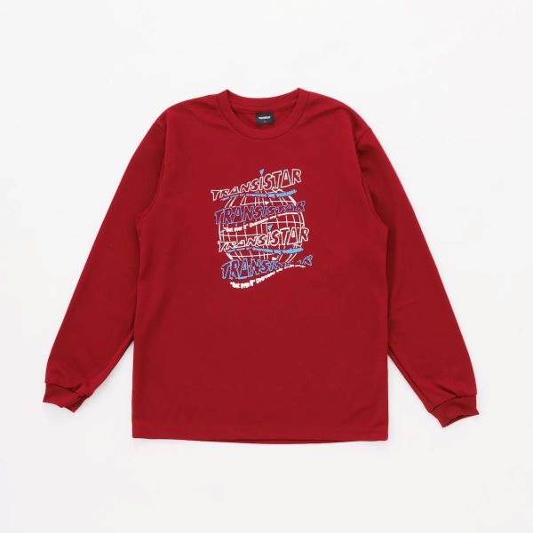 トランジスタ (TRANSISTAR) ハンドボール プラシャツ LSシャツ 長袖Tシャツ ロンT  HB26TS01-BUG バーガンディー STRUCTURE