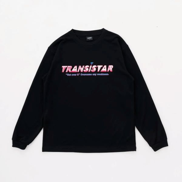 トランジスタ (TRANSISTAR) ハンドボール プラシャツ LSシャツ 長袖Tシャツ ロンT  HB26TS02-BLKPINK ブラックピンク TITANIUM LOGO