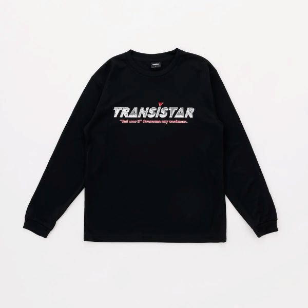 トランジスタ (TRANSISTAR) ハンドボール プラシャツ LSシャツ 長袖Tシャツ ロンT  HB26TS02-BLKGRY ブラックグレー TITANIUM LOGO