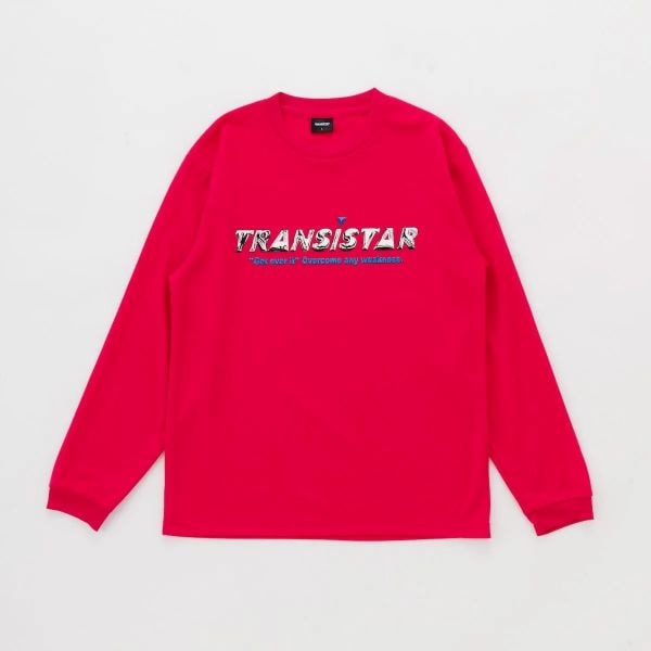 トランジスタ (TRANSISTAR) ハンドボール プラシャツ LSシャツ 長袖Tシャツ ロンT  HB26TS02-PINK ピンク TITANIUM LOGO