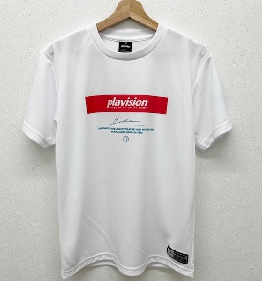 プラヴィジョン plavision ハンドボール ソブエスポーツオリジナル プラクティスシャツ PLA26SS-1 WH ホワイト 練習着 半袖 Tシャツ