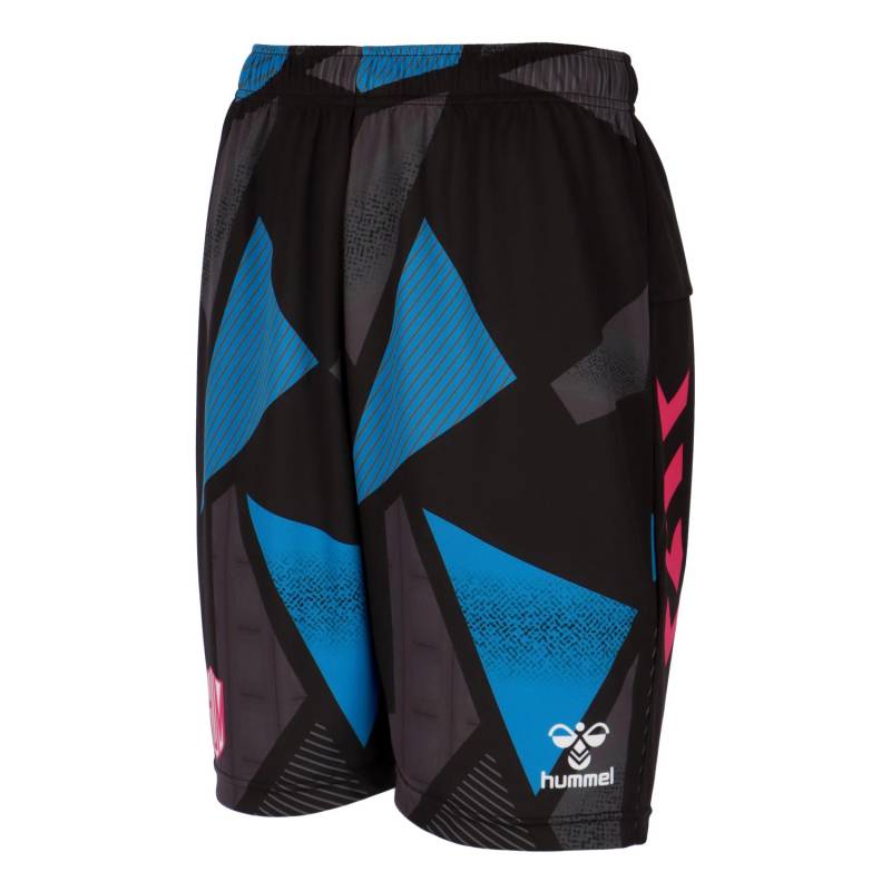 ヒュンメル (hummel) ハンドボールウェア トレーニングウエア スポーツウエア ハーフパンツ HB EURO プラクティスショーツ プラパン メンズ (26ss) ブラック S-XO3 HAP2149P-90