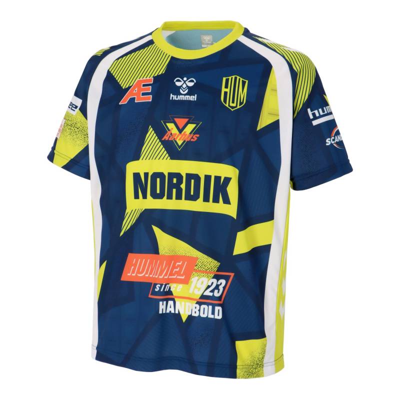 ヒュンメル (hummel) ハンドボールウェア トレーニングウエア スポーツウエア HB EURO プラクティスシャツ プラシャツ 半袖Tシャツ メンズ (26ss) ネイビー S-XO HAP1238-70