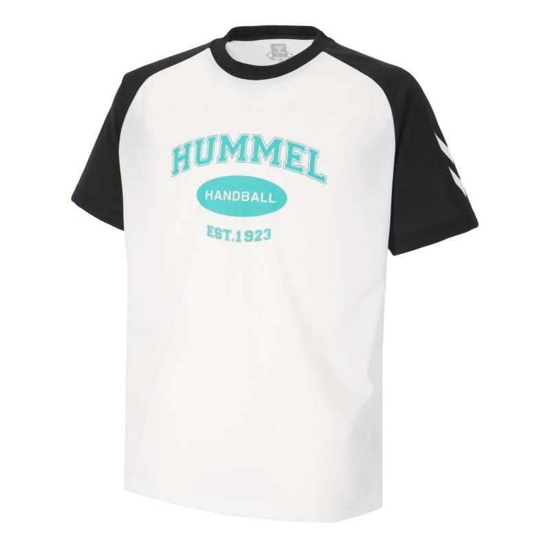 ヒュンメル (hummel) ハンドボールウェア トレーニングウエア スポーツウエア HB BASIC プラクティスシャツ プラシャツ 半袖Tシャツ メンズ (26ss) ホワイト S-XO HAP1240-10