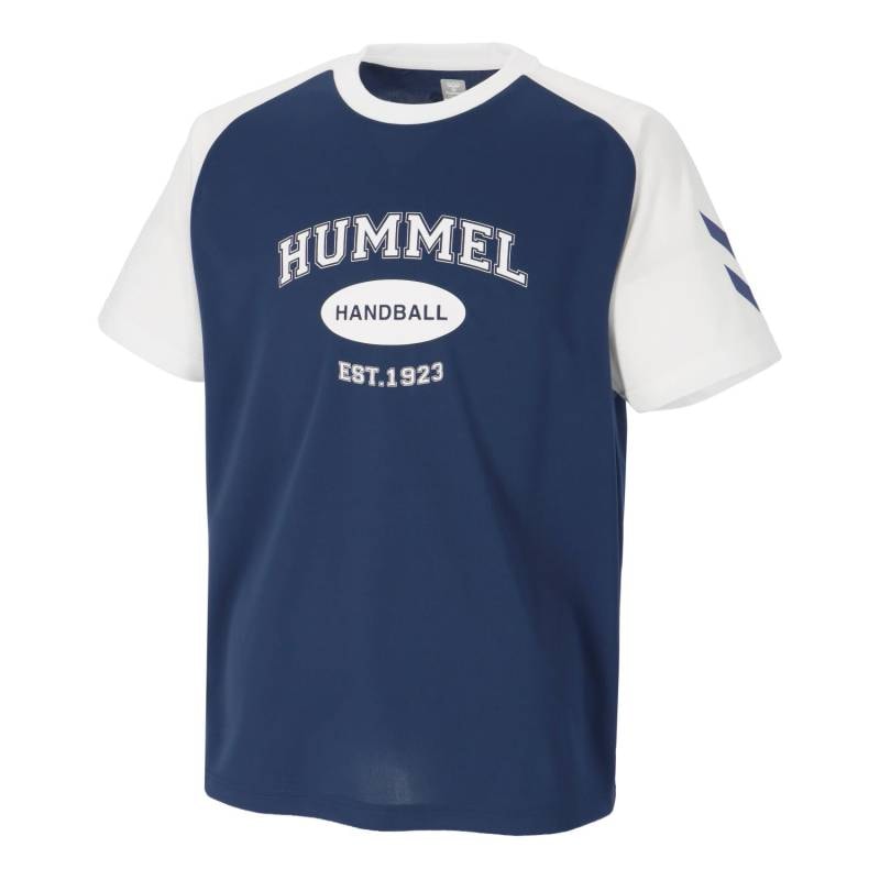 ヒュンメル (hummel) ハンドボールウェア トレーニングウエア スポーツウエア HB BASIC プラクティスシャツ プラシャツ 半袖Tシャツ メンズ (26ss) ファントムネイビー S-XO HAP1240-702