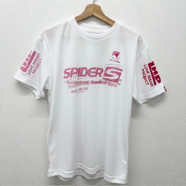 スパイダー spider ハンドボール ソブエスポーツオリジナル プラクティスシャツ SP-24KHDT01 WH ホワイト 練習着 半袖 Tシャツ 26ss