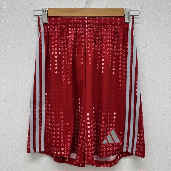 【ネコポス対応可】アディダス (adidas) ハンドボールウエア ソブエオリジナルパンツ ハーフパンツ 短パン レッド×グレー AJP-PANTS3-REDGRY