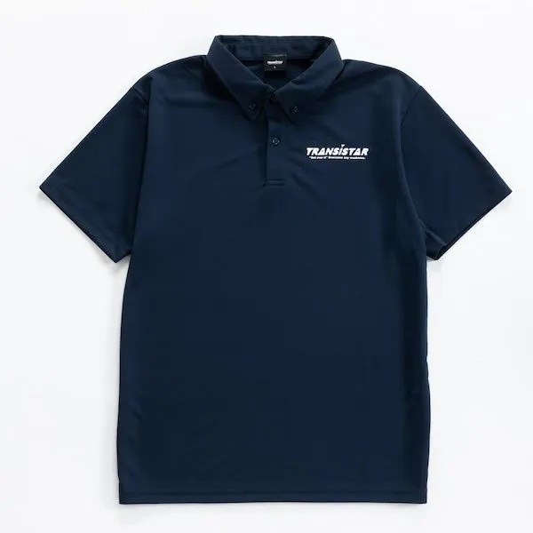 トランジスタ TRANSISTAR ハンドボールウェア トレーニングウエア スポーツウエア ポロシャツ 半袖シャツ ドライポロシャツベーシック HB00PL01 NV ネイビー 26ss