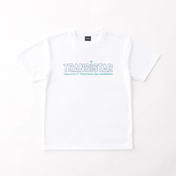 【ネコポス対応可】トランジスタ TRANSISTAR ハンドボール ウェア 半袖 Tシャツ プラクティスシャツ HB DRY S/S T-shirts_SUPER SHOOTER5 HB26TS03 WHBL ホワイト×ブルー 26ss