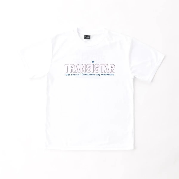 【ネコポス対応可】トランジスタ TRANSISTAR ハンドボール ウェア 半袖 Tシャツ プラクティスシャツ HB DRY S/S T-shirts_SUPER SHOOTER5 HB26TS03 WHPL ホワイト×パープル 26ss