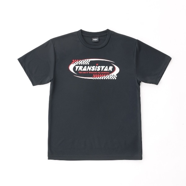 【ネコポス対応可】トランジスタ TRANSISTAR ハンドボール ウェア 半袖 Tシャツ プラクティスシャツ HB DRY S/S T-shirts_CHECKER FLAG HB26TS04 BKWH ブラック×ホワイト 26ss